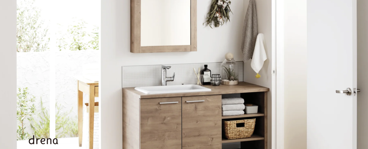 【新商品のお知らせ】ＴＯＴＯ　洗面化粧台　『ｄｒｅｎａ』