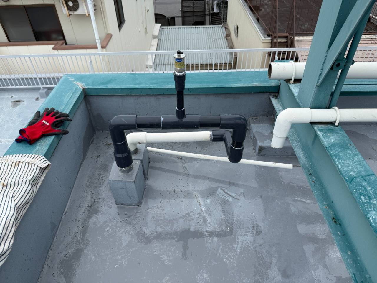 大阪市東住吉区　マンションの給水直圧工事