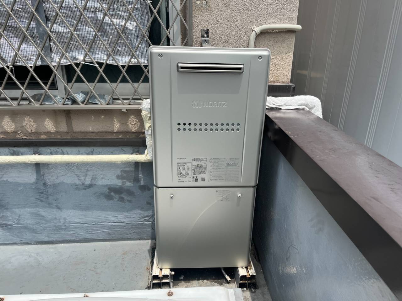 大阪市中央区 分譲マンションの給湯器取替リフォーム工事 UV除菌機能搭載給湯器