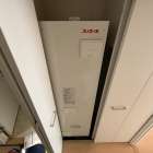 大阪市阿倍野区　マンションの電気温水器取替リフォーム工事　東芝製から四変テック製
